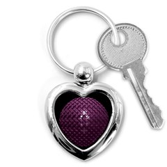 Sphere 3d Geometry Math Design Key Chains (heart)  by Celenk