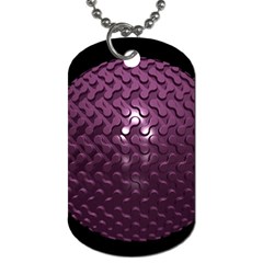 Sphere 3d Geometry Math Design Dog Tag (two Sides) by Celenk