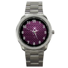 Sphere 3d Geometry Math Design Sport Metal Watch by Celenk