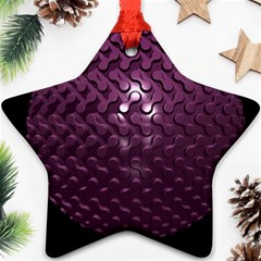 Sphere 3d Geometry Math Design Star Ornament (two Sides) by Celenk