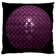 Sphere 3d Geometry Math Design Large Cushion Case (one Side) by Celenk