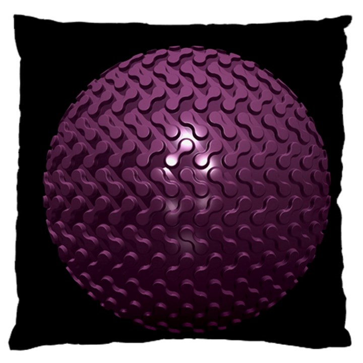 Sphere 3d Geometry Math Design Large Flano Cushion Case (One Side)