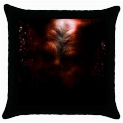 Monster Demon Devil Scary Horror Throw Pillow Case (black) by Celenk