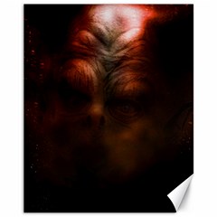 Monster Demon Devil Scary Horror Canvas 11  X 14   by Celenk