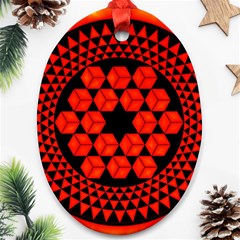 Geometry Maths Design Mathematical Ornament (Oval)