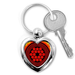 Geometry Maths Design Mathematical Key Chains (Heart) 