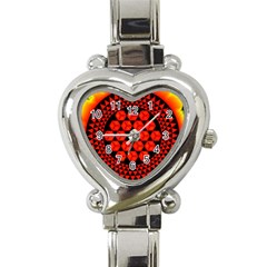 Geometry Maths Design Mathematical Heart Italian Charm Watch