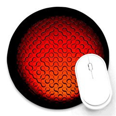 Sphere 3d Geometry Structure Round Mousepads by Celenk