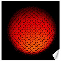 Sphere 3d Geometry Structure Canvas 12  X 12   by Celenk