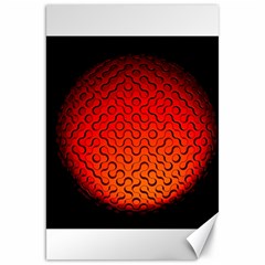 Sphere 3d Geometry Structure Canvas 20  X 30   by Celenk