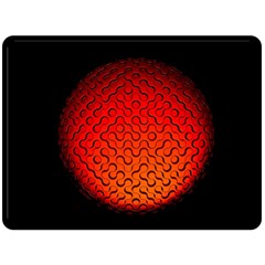 Sphere 3d Geometry Structure Fleece Blanket (large)  by Celenk