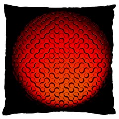 Sphere 3d Geometry Structure Large Cushion Case (two Sides) by Celenk