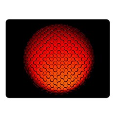 Sphere 3d Geometry Structure Double Sided Fleece Blanket (small)  by Celenk