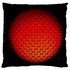 Sphere 3d Geometry Structure Large Flano Cushion Case (two Sides) by Celenk