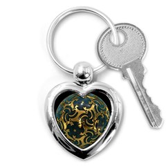 Sphere Orb Decoration 3d Key Chains (heart)  by Celenk