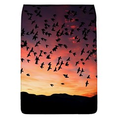 Sunset Dusk Silhouette Sky Birds Flap Covers (l)  by Celenk