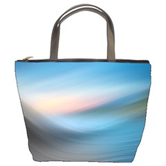 Wave Background Pattern Abstract Lines Light Bucket Bags by Celenk