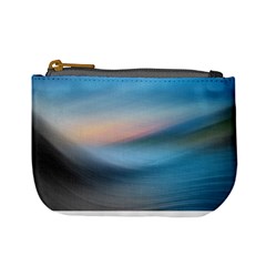 Wave Background Pattern Abstract Lines Light Mini Coin Purses by Celenk