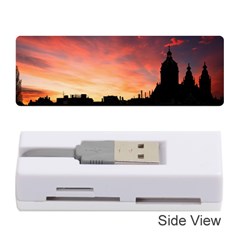 Sunset Silhouette Sun Sky Evening Memory Card Reader (stick)  by Celenk