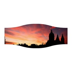 Sunset Silhouette Sun Sky Evening Stretchable Headband by Celenk