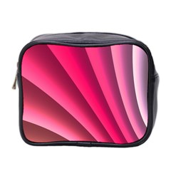 Wave Pattern Structure Texture Colorful Abstract Mini Toiletries Bag 2-side by Celenk