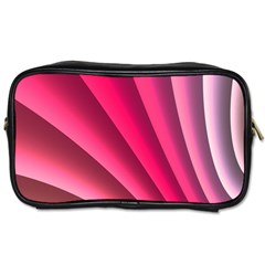 Wave Pattern Structure Texture Colorful Abstract Toiletries Bags by Celenk