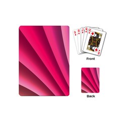 Wave Pattern Structure Texture Colorful Abstract Playing Cards (mini)  by Celenk