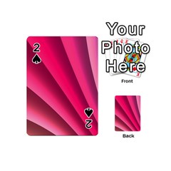 Wave Pattern Structure Texture Colorful Abstract Playing Cards 54 (mini)  by Celenk