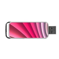 Wave Pattern Structure Texture Colorful Abstract Portable Usb Flash (one Side) by Celenk