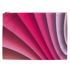 Wave Pattern Structure Texture Colorful Abstract Cosmetic Bag (xxl)  by Celenk