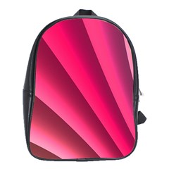 Wave Pattern Structure Texture Colorful Abstract School Bag (xl) by Celenk