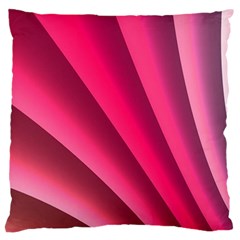 Wave Pattern Structure Texture Colorful Abstract Large Flano Cushion Case (two Sides) by Celenk