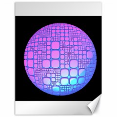 Sphere 3d Futuristic Geometric Canvas 18  X 24   by Celenk