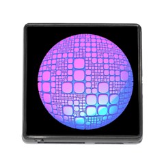 Sphere 3d Futuristic Geometric Memory Card Reader (square) by Celenk