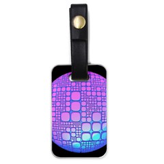 Sphere 3d Futuristic Geometric Luggage Tags (one Side)  by Celenk