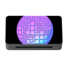 Sphere 3d Futuristic Geometric Memory Card Reader With Cf by Celenk