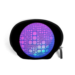 Sphere 3d Futuristic Geometric Accessory Pouches (small)  by Celenk