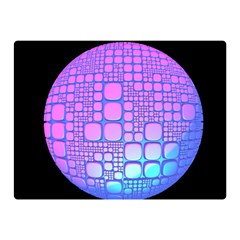 Sphere 3d Futuristic Geometric Double Sided Flano Blanket (mini)  by Celenk