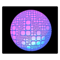 Sphere 3d Futuristic Geometric Double Sided Flano Blanket (small)  by Celenk