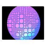 Sphere 3d Futuristic Geometric Double Sided Flano Blanket (Large)  80 x60  Blanket Front