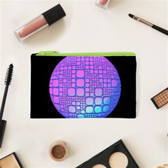 Sphere 3d Futuristic Geometric Cosmetic Bag (xs) by Celenk