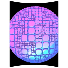 Sphere 3d Futuristic Geometric Back Support Cushion by Celenk