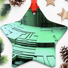 Futuristic Urban Architecture Ornament (star) by Celenk