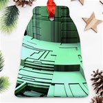 Futuristic Urban Architecture Bell Ornament (Two Sides) Front