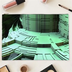 Futuristic Urban Architecture Cosmetic Bag (xxl)  by Celenk