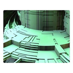 Futuristic Urban Architecture Double Sided Flano Blanket (large)  by Celenk