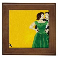 After Nine By Julie Grimshaw 2017 Framed Tiles by JULIEGRIMSHAWARTS