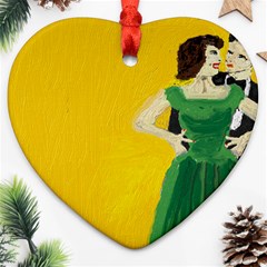 After Nine By Julie Grimshaw 2017 Ornament (heart) by JULIEGRIMSHAWARTS