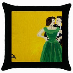 After Nine By Julie Grimshaw 2017 Throw Pillow Case (black)