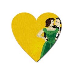 After Nine By Julie Grimshaw 2017 Heart Magnet by JULIEGRIMSHAWARTS